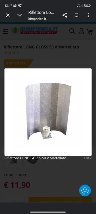 Pannello in acciaio inox riflettente 80 cm per 50