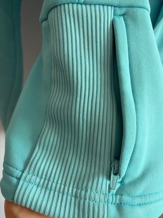 Chaqueta Adidas Mujer Azul Turquesa