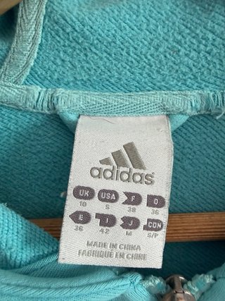 Chaqueta Adidas Mujer Azul Turquesa