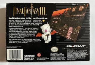 FINAL FANTASY III SNES USA