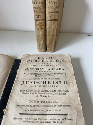 Libros Antiguos 1791 David Perseguido.Completo