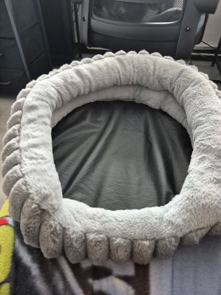 Cama para Gatos Gris Suave