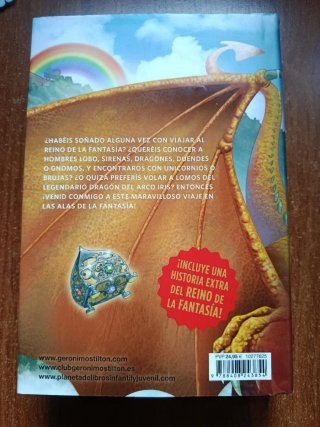 Libro de Gerónimo Stilton Reino de la fantasía.