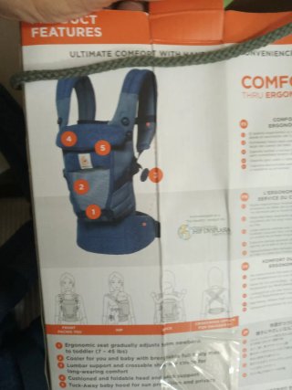 Mochila Portabebés Ergobaby Azul