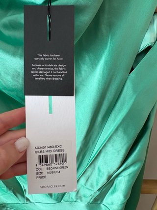 Vestido Acler verde