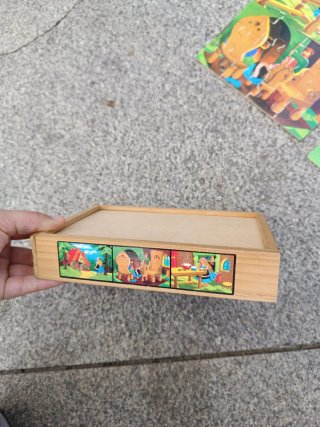 Juego 6 Puzzles Madera Infantil