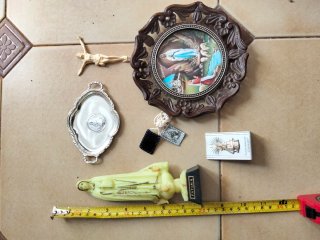 Lote artículos religiosos varios