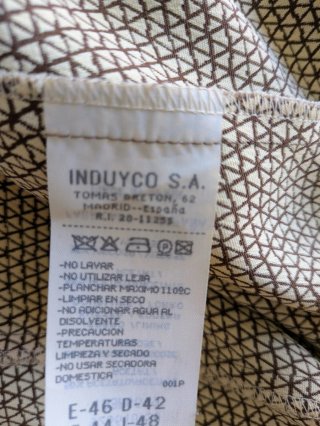 Chaqueta larga verano con blusa a juego
