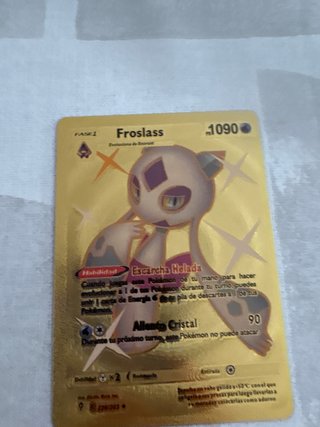 Carta Pokémon Froslass Dorada Poder 1090