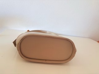 Bolso Zara Beige Piel Sintética