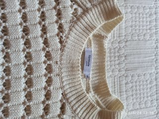 Jersey calado blanco