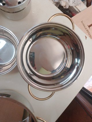 Set de 6 Calderos de Cocina Metálicos