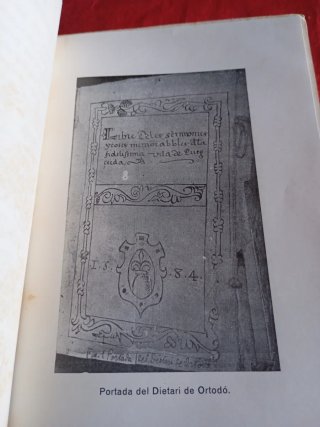 Libro histórico "Dietari de Puigcerda"1926