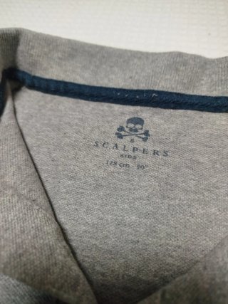 Polo Scalpers niño gris