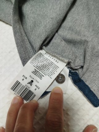 Polo Scalpers niño gris