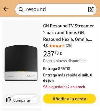 GN ReSound TV Streamer, conecta TV con Audífonos.