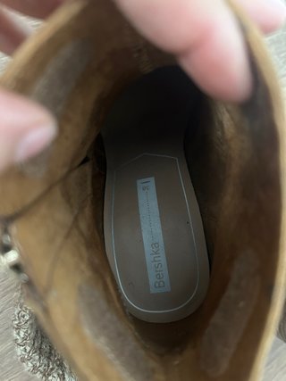 Botines de cuña marrones