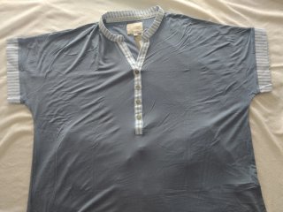 Pijama Verano Corto Azul y Blanco