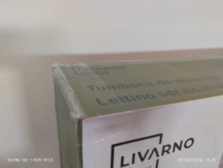 2 Tumbonas Livarno Home Marrón Nuevas. Sin uso.