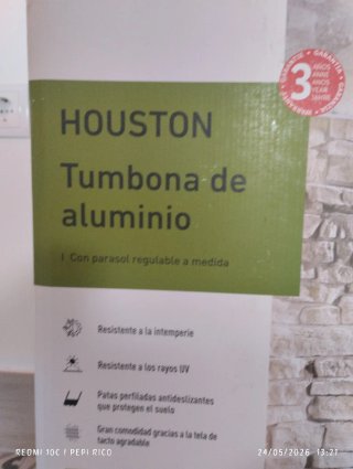 2 Tumbonas Livarno Home Marrón Nuevas. Sin uso.