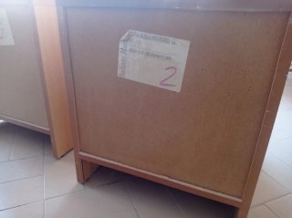Mesitas de noche de madera (2 unidades)