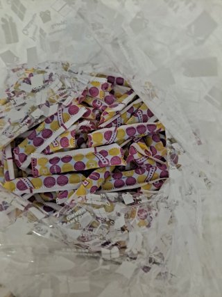 100 tampax, envuelto regalo de la madrina de la n
