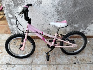 Bicicleta infantil rosa Monty