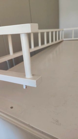 Armario infantil vintage madera blanco 1969