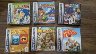 Cajas Videojuegos Game Boy Advance (GBA) - Varias
