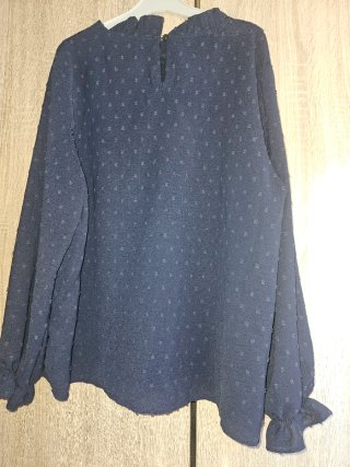 Blusa azul mujer