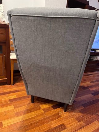 SILLON OREJERO GRIS