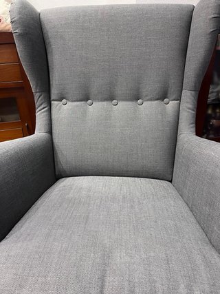 SILLON OREJERO GRIS
