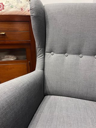 SILLON OREJERO GRIS