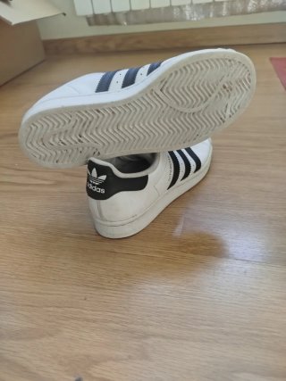 Zapatillas Adidas Superstar Blancas Negras