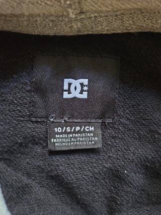 Sudadera DC Shoes niño gris y negra
