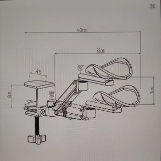 Reposabrazos Portátil para Escritorio