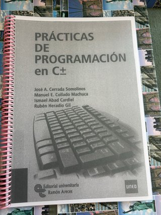 Libros UNED Programación C++ y Fundamentos de Prog