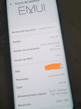 Huawei p30 pro 256 gb