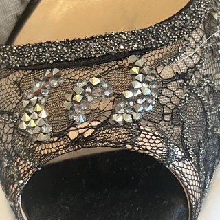 Zapatos Valentino Fiesta Encaje Pedrería
