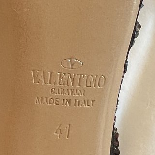 Zapatos Valentino Fiesta Encaje Pedrería