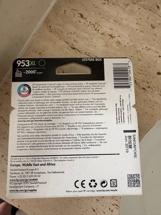 Cartucho Tinta HP 953XL Negro
