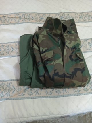 Chaqueta Militar Camuflaje XL