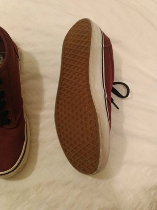 Zapatillas Vans Hombre Rojas