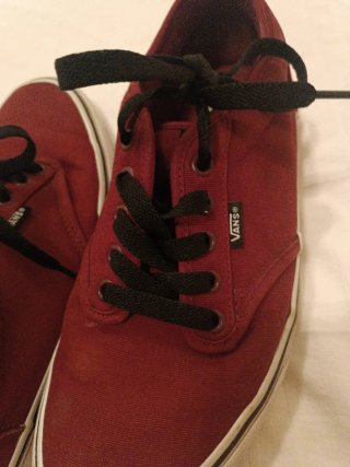 Zapatillas Vans Hombre Rojas