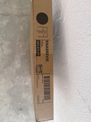 Mesita Noche IKEA KNARREVIK Negra