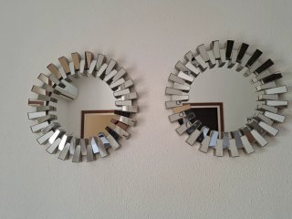 Set di 2 Specchi Decorativi Moderni