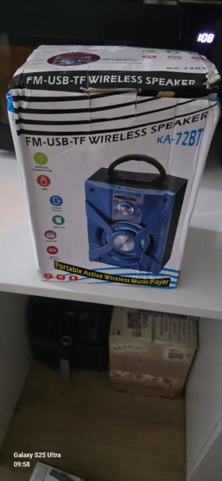 Altavoz Inalámbrico Portátil KA-72BT FM/USB/TF