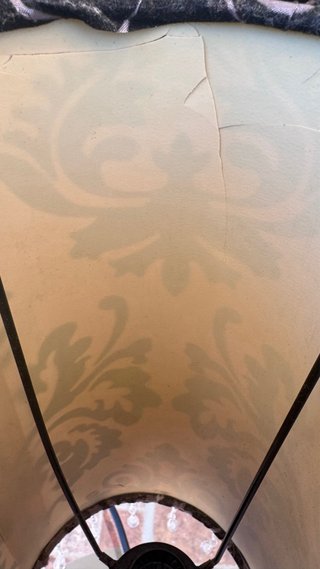 Lámparas de mesilla con abalorios