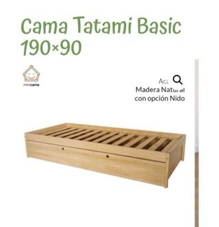 Cama nido madera pino 190x90