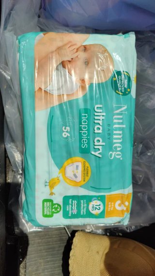 Pañales Nutmeg Ultra Dry Talla 3 (56 uds)